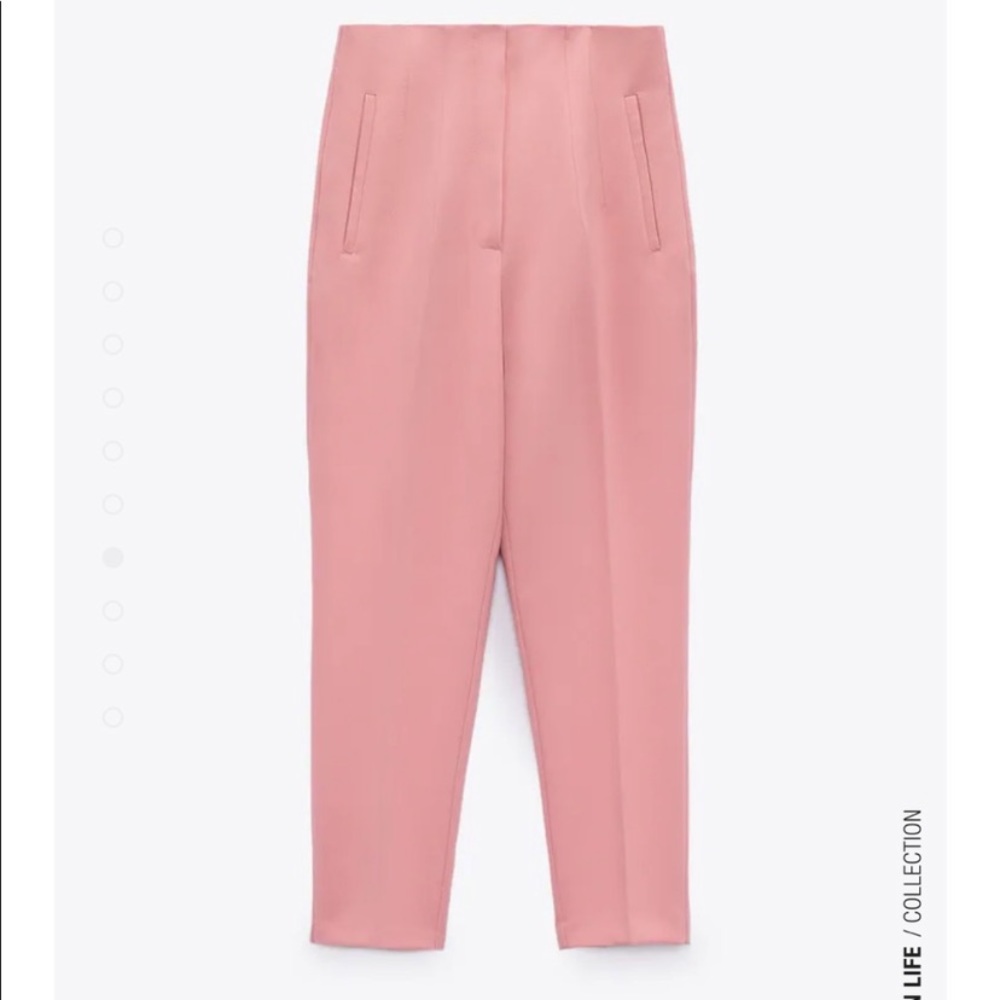 Trendy New Zara Trousers Dusty Pink XL SOLD OUT